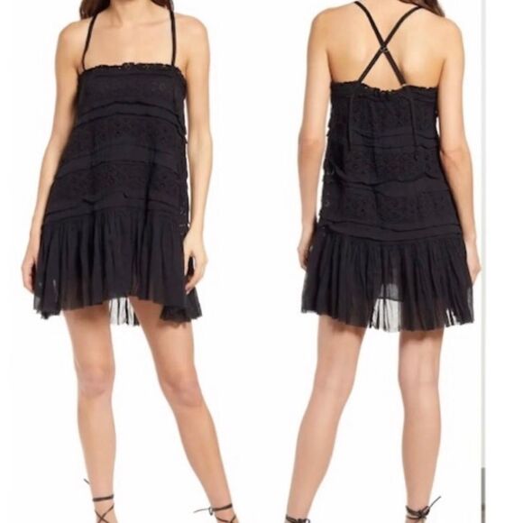 NWOT Free People Shailee mini dress size M - Picture 1 of 9